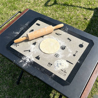 Heat Resistant Stove Mat Anti-Slip Foldable Food Tray Waterproof for Barbecue