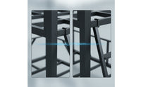 Metal Bunk Bed Space-Saving Bunk Bed Black Furniture for Students, Teens, Dorm Rooms, Small Apartments