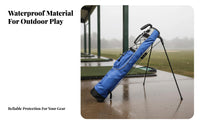 Golf Stand Bag Waterproof Lightweight Golf Bag Water Resistant for Tourists, Beginners, Travel, Practice Practices, Driving Range