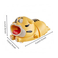 Plastic Wind-up Tiger Toy Compact Crawling Tiger Figure Molded Wind up Creature Figures Clockwork