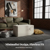 Collapsible Wheeled Box Large Capacity Household Storage Sturdy for Living Room