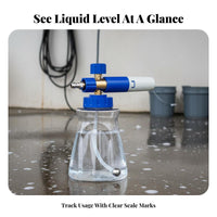 1/4 Quick Connect Foam Cannon Sturdy Duty Foam Foam Lance for Deep Cleaning