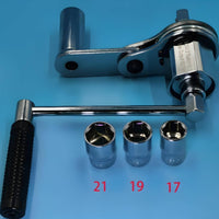 Portable Case Force Multiplier Wrench Kit Labor Saving Lug Wrench Set for Roadside Emergency