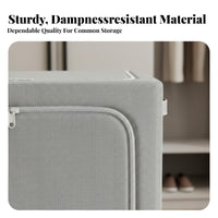 Underbed Storage Box particleproof Foldable Underbed Organizer twodirection fasteners