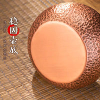 Wholesale Pure Copper Kettle with Hand-Hammered Texture for Tea Ceremony, Large Capacity