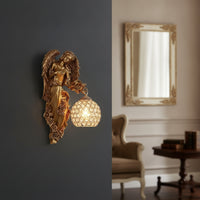 Angel Sconce Indoor Angel Wall Lamp Romantic for Living Room, Hallway