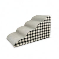 Pet Stairs with Removable Cover Washable Pet Ramp with Steps Sturdy for Indoor