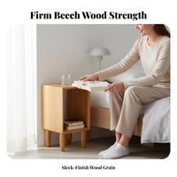 two-levellevel circular table Modern Minimalist Design Nightstand Space-Saving for Office