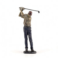 Golf Figurine Sporty Golf Statue Tabletop for Collectors