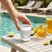 Soft Drinks Silicone Ice Maker for Home Bar, Reusable Ice Ball Maker Cup 3 Pack for Party Supplies, Easy Release Silicone Ice
