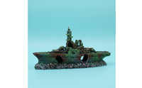 Sunken Warship Decoration Shipwreck Aquarium Ornament