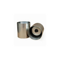 Polished Silver Stainless Steel Golf Cup Nested Inner Construction Stainless Steel Putting Cup Cylindrical Golf Training Hole