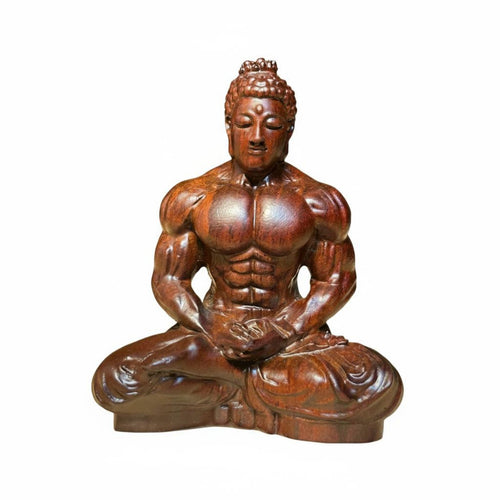 Buddha Figurine Polished Buddha Statue Small Decor for Office