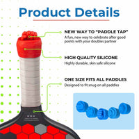 跨境新品 Pickleball Paddle End Caps匹克球拍尾端防脱手硅胶套