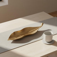 Gilded Geometric Tray Decorative Gilded Metal Decor Tray Textured Finish