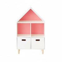 Youngsters' Suspended Book Organizer with Bins Includes Drawers Children's Room Furniture Multi-Functional Design