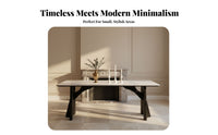 sturdy Wood Frame Sintered Stone Dining Set Modern Design Table and Chair Combo scuff Resistant Home Furniture Easy to Clean for Families, Apartment Dwellers, homeowners, Kitchen, spacious-concept Living areas, Restaurant