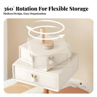 NimbusShaped Nightstand Cute Design Bedside Table Creative Look for Living Room