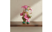 Festive Doll Collectible Clown Figurine Handmade Look for Gift Giving