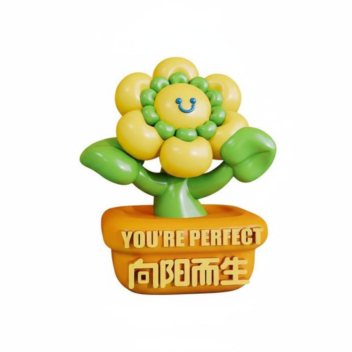 Flame-Shaped Statue Cream theme Aesthetic House Decoration Soothing Decor