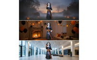 Outdoor Inflatable Reaper with Blade Freestanding Inflatable Grim Reaper Creepy Spooky for Yard, Halloween Party