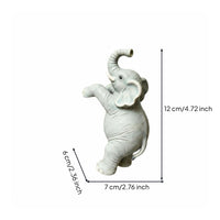Elephant Pot Hugger Clinging Garden Decoration Whimsical for Courtyard