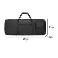 Padded Keyboard Carry Bag Structured Music Accessory Textile Instrument Storage