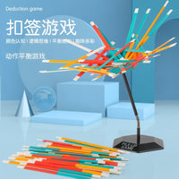 小乖蛋扣签游戏 亲子互动家庭桌游动作平衡儿童玩具 叠叠乐