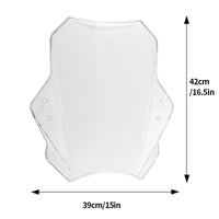 Universal Motorcycle Windshield for Kawasaki, Honda, BMW, Yamaha, Suzuki