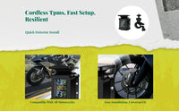 Solar LCD Tire Pressure Monitor