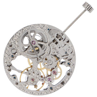 6498 Skeleton Mechanical Watch Movement with Small Seconds at 6 O'Clock