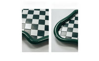 Checkerboard Tray Polished Cumulus Tray Smooth Organizer for Coffee Table, Entryway