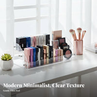 Tiered Eyeshadow Palette Rack Easy to Clean Makeup Organizer for Bathroom, Women