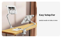 Adjustable limb Book Stand Foldable Design perusing Aid Sturdy Build for Musicians