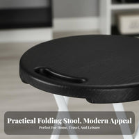 Telescopic Round Stool Retractable Design Portable Seating Lightweight Folding Seat for Campers, excursionsers, Outdoor, Outdoors, Camping