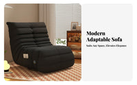 Multi-Functional Electric Caterpillar rocking chair Smart Features Oversized paded rocking chair Ergonomic Lounge Chair Plush Fabric for Adults, Homeowners, Design aficionados, Living Room, Balcony, Bedroom, perusing corner