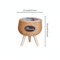 Tripod Planter Lightweight Indoor Flower Pot Stand Easy to Clean for Living Room