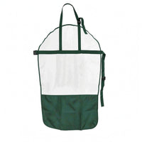 Mesh Apron Oxford Cloth Full-Length Apron Buckled Neck Strap for Dust Protection
