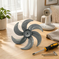 Replacement Fan Blade Compatible 6-Blade Fan Assembly High Temperature Resistant