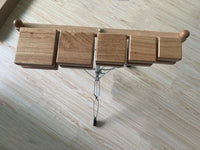 5-Tone Wooden Temple Block with Stand, Orff Music Percussion