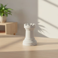 Chess Rook Pen Holder Matte Pen Cup Desk Holder Sculptural Organizer Lightweight for Students, Study Room