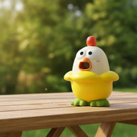 Squeezable Press Toy with Standing Feet Cute Soft Cartoon Bird Compact Standing Bird Figure Playful for Tabletop
