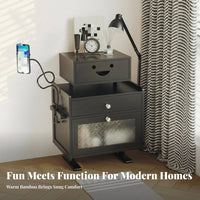 Robot-Shaped Organizer Fun Shape Bedside Cabinet Creative Design kids' Furniture for Tidiness devotees, Homeowners, Bedroom, Playroom, Living Room
