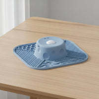Lick Bowl with Suction Base Textured Slow Feeder Dog Bowl Easy-Wash for Dogs, Cats, Enrichment