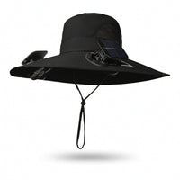 Sun Hat with Fan Usb Rechargeable Hat with Fan Ventilated Breathable for Hikers, Fishing, Hiking