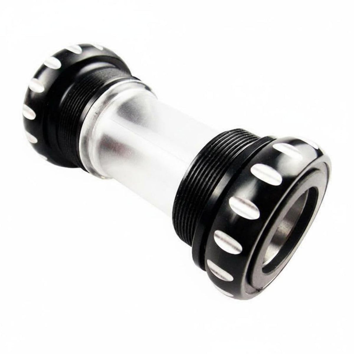 Hollow Shaft Threaded Bottom Bracket Sealed Bearing BB30 Bottom Bracket Precision Machined Bike Crank Axle Easy to Install for Road Cycling, Mountain Biking