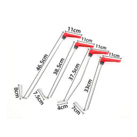 4 Pieces Paintless Dent Repair Rod Set Ergonomic Grip for Professional Mechanics