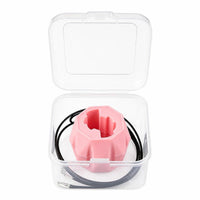 Silicone Jaw Training Ball with Cord Lightweight Jaw Exerciser with Carrying Case Long-Lasting Jawline Exerciser Discreet for Travel