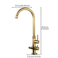 Rustproof brass outdoor faucet