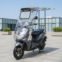 Electric Scooter Rain Cover Windproof Motorbike Sunshade Canopy Weatherproof